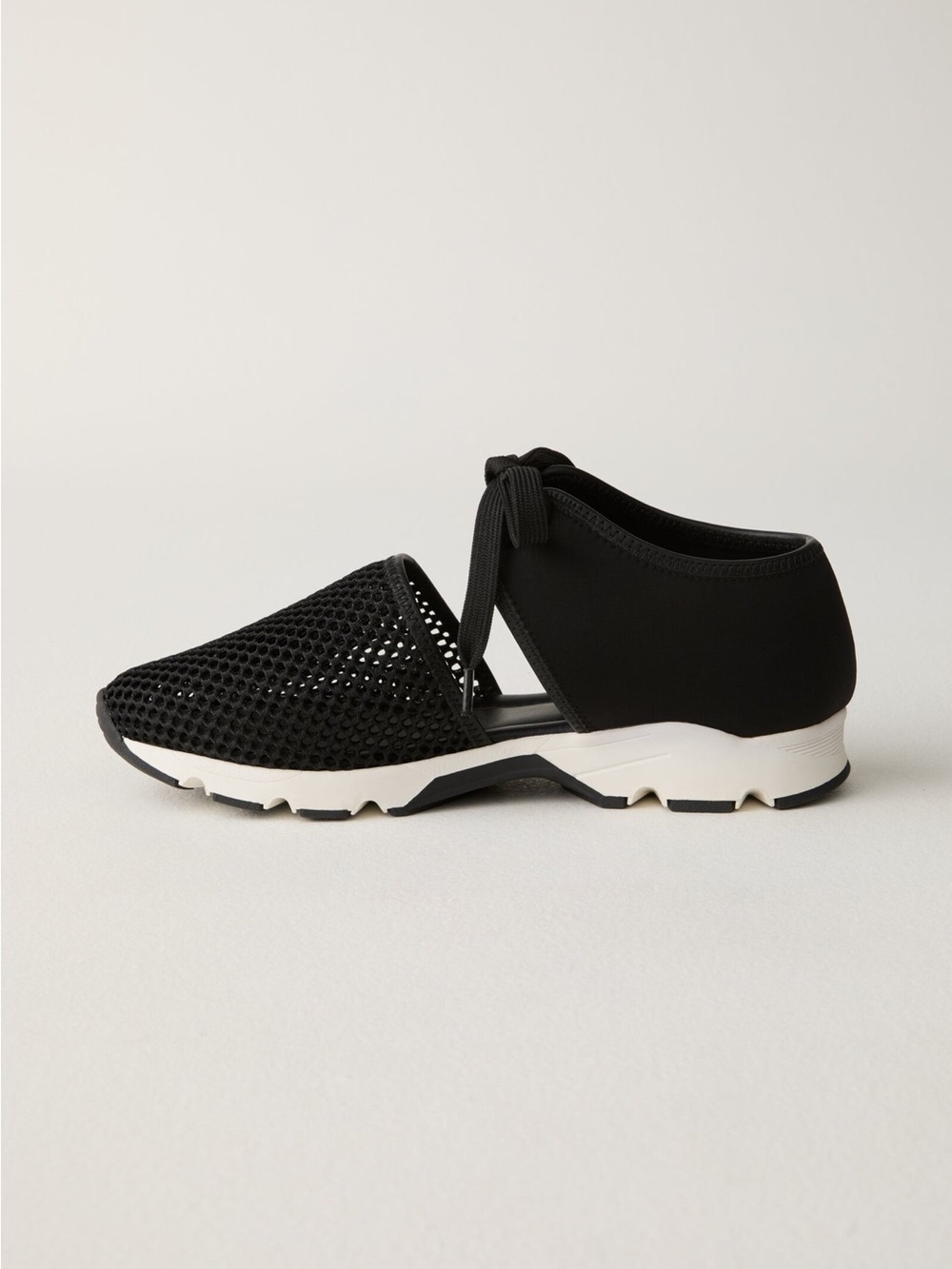 Women's Black Mesh Athletic Slip-On Sneaker